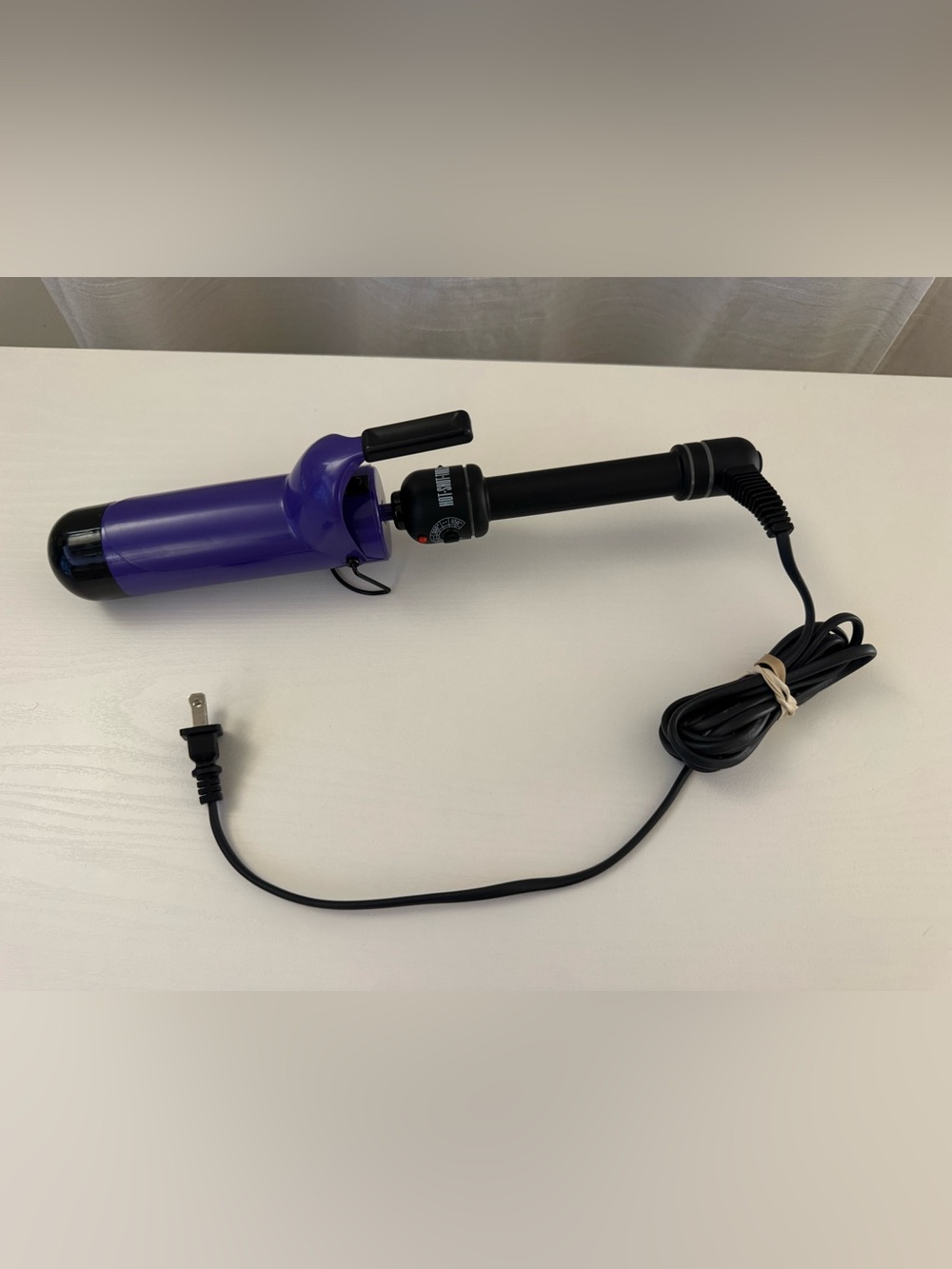 Purple Ceramic Curling Iron for Women Hair Styling